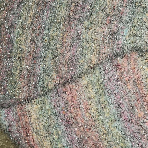 NWT Lauren Conrad Rainbow sparkly sweater - Picture 3 of 4